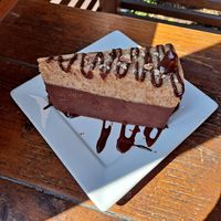 Raw Almond Butter Cheesecake at SunCafe in Studio City