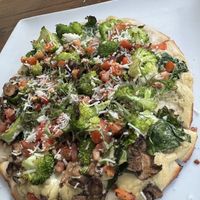 White Truffle Pizzaa  at SunCafe in Studio City