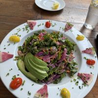 Super Sun Salad w/ Kale base substitution  at SunCafe in Studio City