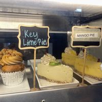 Key lime pie + Mango Cheesecakee  at SunCafe in Studio City