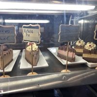 Ferrero Rocher, Nutella, Choco-Raspberry, and Mudpie Cheesecakes  at SunCafe in Studio City