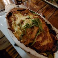 Baked Lasagna - I added Tempeh Bacon inside :) at SunCafe in Studio City