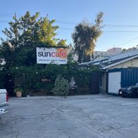 front of restaurant has parking, but street parking as well. at SunCafe in Studio City