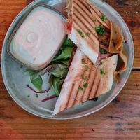 Vegan dönerwrap at Tapasbar Plan B in Breda