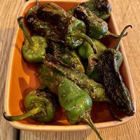 Grilled peppers  at Tapasbar Plan B in Breda