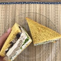 Sanduíche triplo vegano  at Govinda Lanches in Porto Alegre