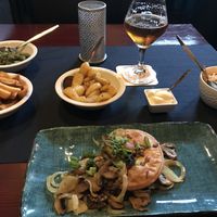 Vegetarische curry pie  at Het Wapen van Schotland in Hooghalen