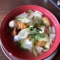 Wonton soup  at Fire Tiger in Berlin