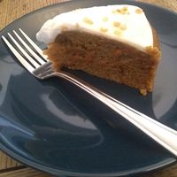 Carrot cake at Eat.Love.Yoga in Kidderminster