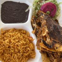 El pastor quesadillas. at Nuno's Tacos & Vegmex Grill in Dallas