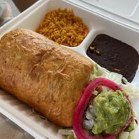 Chimi burrito at Nuno's Tacos & Vegmex Grill in Dallas