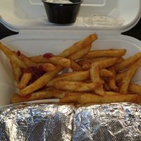 The fries are amazing at Nuno's Tacos & Vegmex Grill in Dallas