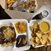 My order! #Veganuary at Nuno's Tacos & Vegmex Grill in Dallas