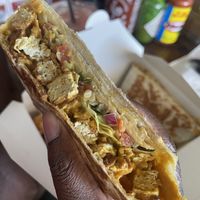 Beyond Chicken Crunchwrap!   at Nuno's Tacos & Vegmex Grill in Dallas