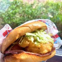 Michael Scott Fishless sandwich - a classic   at Nuno's Tacos & Vegmex Grill in Dallas