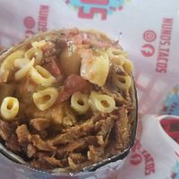 Bbq wrap at Nuno's Tacos & Vegmex Grill in Dallas