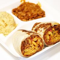 Another shot of Tejano BBQ Wrap at Nuno's Tacos & Vegmex Grill in Dallas