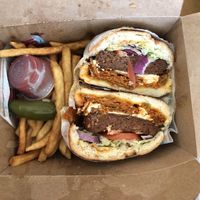 Cowboy torta  at Nuno's Tacos & Vegmex Grill in Dallas