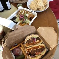 Chimichanga  at Nuno's Tacos & Vegmex Grill in Dallas