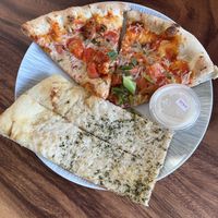 Vegan donair sauce clearly labelled  at G-Street Pizza in Halifax