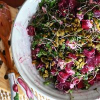 Beet salad at The Park Side Cafe in Olympia