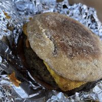 Breakfast sandwich  at The Park Side Cafe in Olympia