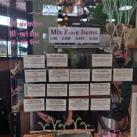 Menu at The Park Side Cafe in Olympia