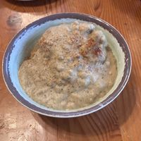 B and G w/ country gravy  at The Park Side Cafe in Olympia