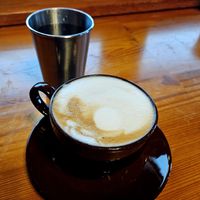 Soy Latte at The Park Side Cafe in Olympia