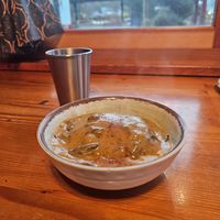 Gluten-Free Biscuits and Mushroom Gravy at The Park Side Cafe in Olympia