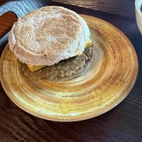 Breakfast sandwich   at The Park Side Cafe in Olympia