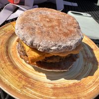 Breakfast sandwich   at The Park Side Cafe in Olympia