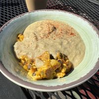 Breakfast Bowl with Tempeh Gravy  at The Park Side Cafe in Olympia