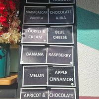 Vegan options marked with the symbol at The Cone Culture in Tbilisi