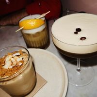Tiramisu and cocktails  at Eden in Bondi Beach