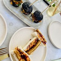 Sliders and chicken Katsu sandwich  at Eden in Bondi Beach