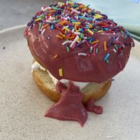 Donut and ice cream  at Eden in Bondi Beach