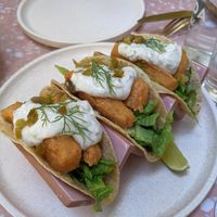 Fish tacos at Eden in Bondi Beach