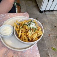 Truffle fries  at Eden in Bondi Beach