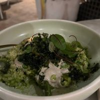 Garden risotto  at Eden in Bondi Beach