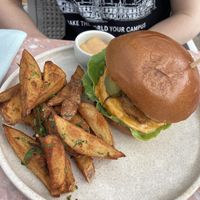 Burger   at Eden in Bondi Beach