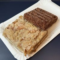Apple cake and amaranth cookie  at Alnatura - Uberseeboulevard in Hamburg