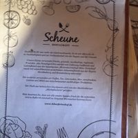 Speisenkarte   at Scheune Biber Ferienhof in Mirow