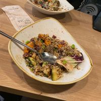 I already are a little but both vegan bowls are amazing 💪🏽  at Dean & David - Nurnberger in Berlin