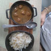 Albondigas con arroz at La Cookessa Bio in Granollers