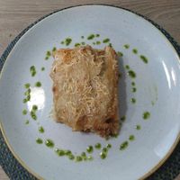 Lasanya de bolets amb formatge de coco at La Cookessa Bio in Granollers
