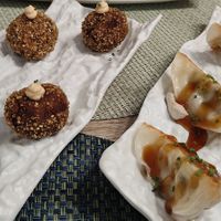 Croquetas y Gyozas at La Cookessa Bio in Granollers