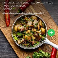 April 2024 menu  at Pinchos in Lidkoeping