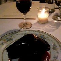 Theo chocolate cake at Local Vegan in Seattle