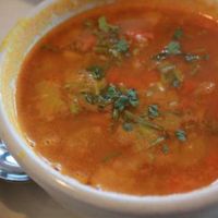 dal soup at Gateway To India in Springfield